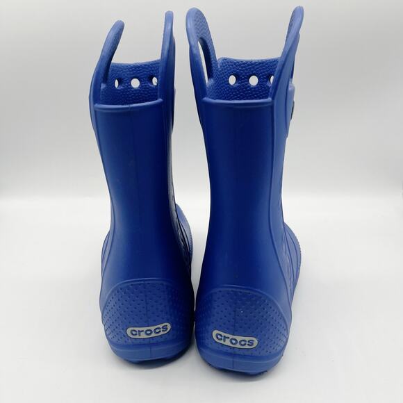 Crocs Handle it Rain Boots Blue Big Kids J2 - Picture 4 of 7